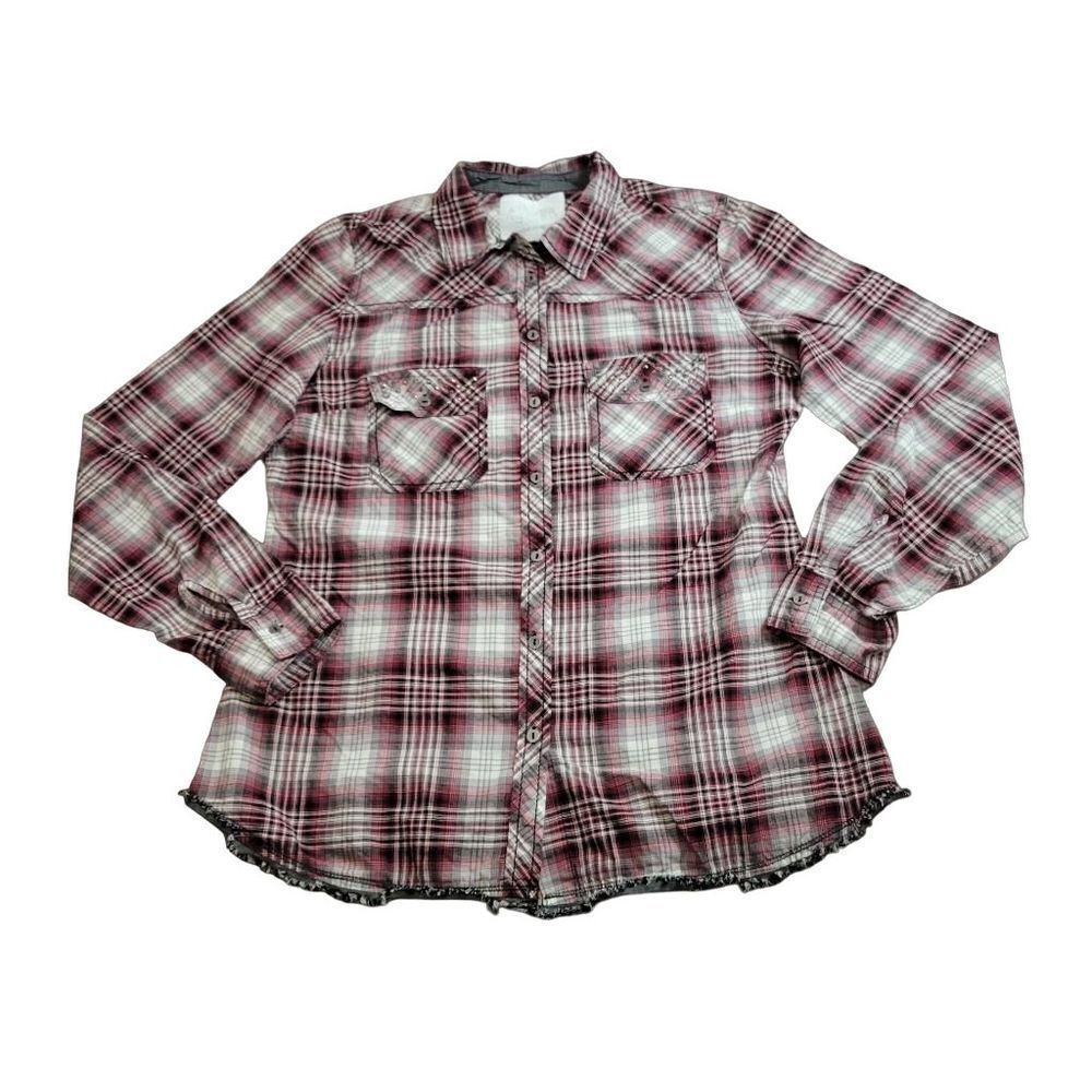 Maurices Premium Western snap-down shirt M